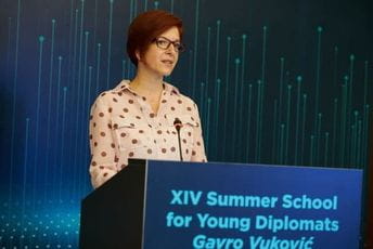 Gašparikova: Učesnici Ljetnje škole za mlade diplomate su ambasadori bolje budućnosti Danijela Gašparikova