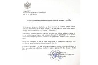 Istražuje se krađa cigareta iz hangara Luke Bar Istražuje se krađa cigareta iz hangara Luke Bar