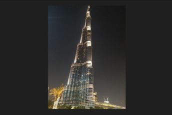 Burdž Kalifa 2021 bez simbolične projekcije crnogorske zastave Burdž Kalifa 2021 bez simbolične projekcije crnogorske zastave