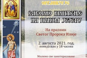 U jeku pandemije masovno krštenje na Crnom jezeru U jeku pandemije masovno krštenje na Crnom jezeru