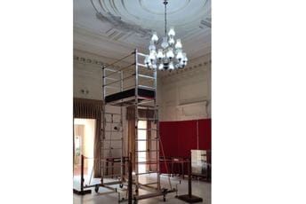 U Biblioteci „Đurđe Crnojević“ započeti radovi na sanaciji svečane sale U Biblioteci „Đurđe Crnojević“ započeti radovi na sanaciji svečane sale