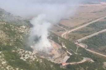 Helikopteri VCG pomažu nikšićkim vatrogascima Helikopteri VCG pomažu nikšićkim vatrogascima