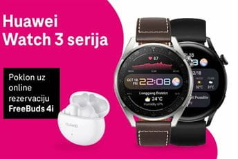 Huawei Watch 3 serija u Telekomu: Moćna baterija, sjajan dizajn, još više funkcija Huawei Watch 3 serija u Telekomu: Moćna baterija, sjajan dizajn, još više funkcija