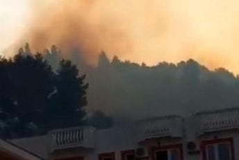 Požar velikih razmjera u Spičanskom polju Požar velikih razmjera u Spičanskom polju