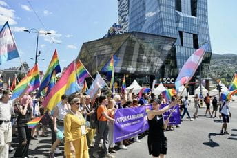 U Sarajevu održana Povorka ponosa, sve proteklo bez incidenata U Sarajevu održana Povorka ponosa, sve proteklo bez incidenata