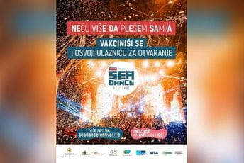 Sea Dance: Hiljadu ulaznica za medicinske radnike i kampanju za vakcinaciju Sea Dance: Hiljadu ulaznica za medicinske radnike i kampanju za vakcinaciju
