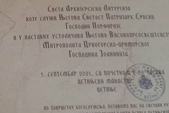 Ustoličenje Joanikija 5. septembra, Porfirija dočekuju u Podgorici Ustoličenje Joanikija 5. septembra, Porfirija dočekuju u Podgorici