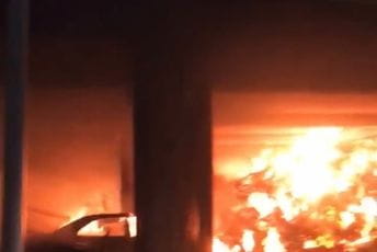 Požar u Podgorici, pronađeno tijelo jedne osobe Ilustracija