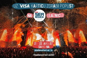 Vikend popust na Sea Dance festival ulaznice uz online kupovinu Visa karticom Vikend popust na Sea Dance festival ulaznice uz online kupovinu Visa karticom