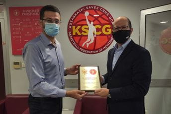 KSCG ugostio generalnog sekretara FIBA Andreasa Zaglisa KSCG ugostio generalnog sekretara FIBA Andreasa Zaglisa