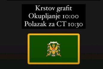 Podgorica je uz Cetinje: Okupljanje u neđelju kod Krstovog murala! Podgorica je uz Cetinje: Okupljanje u neđelju kod Krstovog murala!