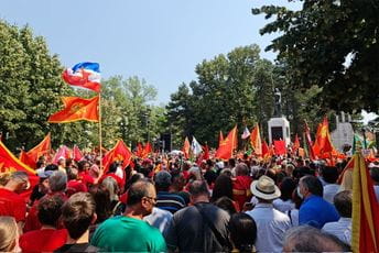 Nezvanično: Na skupu na Cetinju bilo oko 12.500 građana Nezvanično: Na skupu na Cetinju bilo oko 12.500 građana