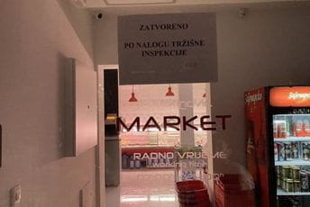 Zbog rada nedjeljom zatvorene dvije prodavnice Zbog rada nedjeljom zatvorene dvije prodavnice