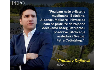 Petrović  Dajkoviću: Sram Vas bilo za još jedan pokušaj “kulturne” i licemjerne degradacije manjina! Petrović  Dajkoviću: Sram Vas bilo za još jedan pokušaj “kulturne” i licemjerne degradacije manjina!
