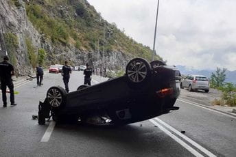 Saobraćajna nezgoda kod tunela Mekavac, jedna osoba povrijeđena Saobraćajna nezgoda kod tunela Mekavac, jedna osoba povrijeđena