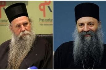 Joanikije sa Porfirijem o ustoličenju Joanikije sa Porfirijem o ustoličenju