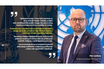 Lundberg: UN pozivaju na smirivanje tenzija Lundberg: UN pozivaju na smirivanje tenzija