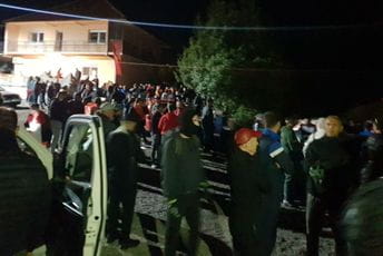 Ovako je trenutno na blokadi kod Belvedera (FOTO)