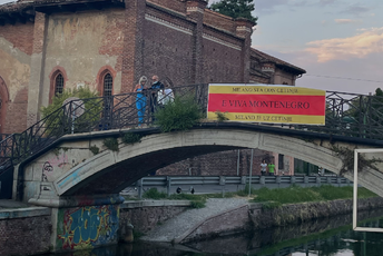 Podrška Cetinju iz Milana (FOTO/VIDEO) Podrška Cetinju iz Milana (FOTO/VIDEO)