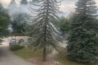 Suzavcem na zgradu Prijestonice Suzavcem na zgradu Prijestonice