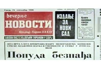 Memorandum SANU Memorandum SANU