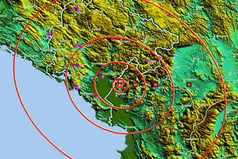 Snažan zemljotres u Albaniji, treslo i u Crnoj Gori Snažan zemljotres u Albaniji, treslo i u Crnoj Gori