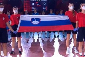 (Ne)namjerna greška: "Bože pravde" za Slovence na EP u Poljskoj Slovenci šokirani greškom domaćina