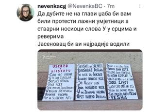 Otvoreno pismo Nevenki Ćirović: Imaju li nacionalni Crnogorci pravo na protest? Otvoreno pismo Nevenki Ćirović: Imaju li nacionalni Crnogorci pravo na protest?