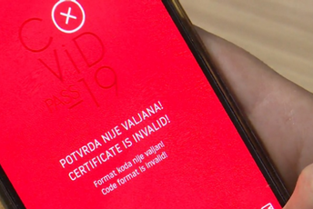 Crnogorsku kovid potvrdu priznaje svega 13 država svijeta Crnogorsku kovid potvrdu priznaje svega 13 država svijeta