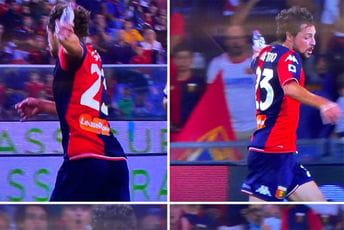 Nevjerovatna scena u Seriji A: Destro dao gol držeći flašu u ruci (VIDEO) Nevjerovatna scena u Seriji A: Destro dao gol držeći flašu u ruci (VIDEO)