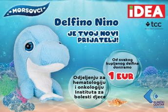 Kupovinom Delfina Nina pomažete Odjeljenju onkologije i hematologije IBD Kupovinom Delfina Nina pomažete Odjeljenju onkologije i hematologije IBD