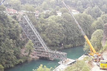 Porušeni most "Bitke za ranjenike" biće ponovo podignut iznad Neretve Porušeni most "Bitke za ranjenike" biće ponovo podignut iznad Neretve