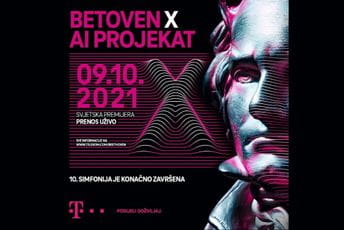Premijera Betovenove „X simfonije“ 9. oktobra u 19h uživo na društvenim mrežama Telekoma Premijera Betovenove „X simfonije“ 9. oktobra u 19h uživo na društvenim mrežama Telekoma