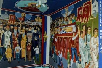 Freske litija za odbranu svetinja u HN Freske litija za odbranu svetinja u HN