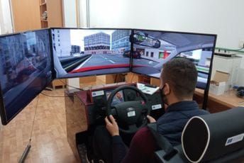 Mašinski fakultet obezbijedio simulator vožnje kroz projekat TRAFSAF Mašinski fakultet obezbijedio simulator vožnje kroz projekat TRAFSAF