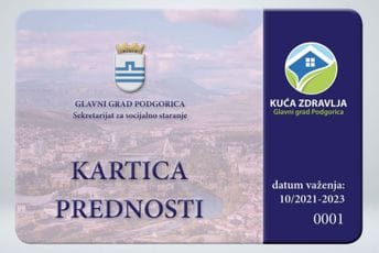 Novi socijalni servis Glavnog grada: Kartica prednosti od sjutra dostupna građanima Novi socijalni servis Glavnog grada: Kartica prednosti od sjutra dostupna građanima