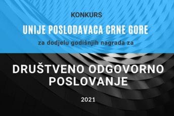 Unija poslodavaca raspisala konkurs za dodjelu nagrada za društveno odgovorno poslovanje Unija poslodavaca raspisala konkurs za dodjelu nagrada za društveno odgovorno poslovanje