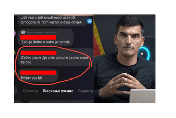 Poručili mu da znaju gdje živi i da će ga ubiti Poručili mu da znaju gdje živi i da će ga ubiti