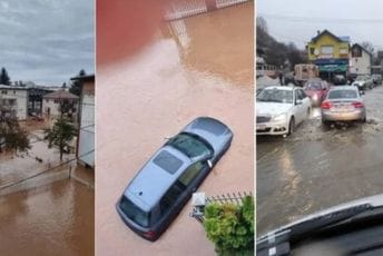Poplave u Sarajevu: Kuće pod vodom, obustavljen trolejbuski saobraćaj Poplave u Sarajevu: Kuće pod vodom, obustavljen trolejbuski saobraćaj
