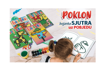 Sjutra poklon bojanke uz Pobjedu