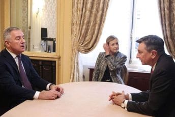 Đukanović - Pahor: Puna saglasnost da politika integracije nema alternativu Đukanović - Pahor: Puna saglasnost da politika integracije nema alternativu