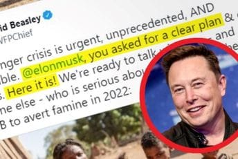 UN odgovorio Masku: Ovo je plan kako 2% tvog novca može spasiti milione koji gladuju UN odgovorio Masku: Ovo je plan kako 2% tvog novca može spasiti milione koji gladuju