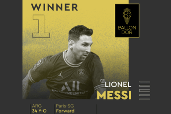 Mesi osvojio Zlatnu loptu, sedmi put proglašen za najboljeg igrača svijeta Mesi osvojio Zlatnu loptu, sedmi put proglašen za najboljeg igrača svijeta