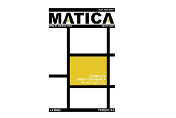 Novi broj časopisa Matica: Građani Crne Gore o istorijskim događajima i vrijednostima Novi broj časopisa Matica: Građani Crne Gore o istorijskim događajima i vrijednostima