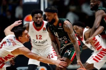 Olimpijakos nakon produžetka savladao Uniks Olimpijakos nakon produžetka savladao Uniks