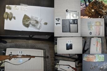 Pretres u Spužu: Uhapšene dvije osobe, pronađena opojna droga i rezani duvan Pretres u Spužu: Uhapšene dvije osobe, pronađena opojna droga i rezani duvan