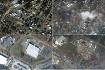 Tornado uništio Kentaki: Snimci iz drona prikazuju surovu stvarnost Kentaki prije i poslije tornada