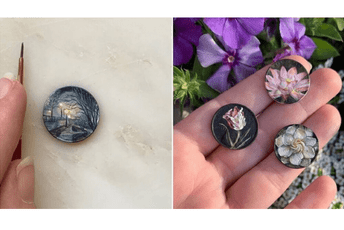 Umjetnica pravi remek djela na novčićima Umjetnica pravi remek djela na novčićima