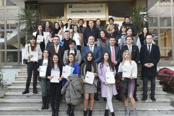 Dodjeljene nagrade najboljim studentima Biotehničkog fakulteta Dodjeljene nagrade najboljim studentima Biotehničkog fakulteta