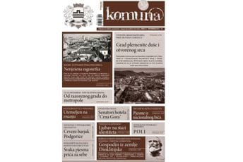 Novi broj Komune posvećen Podgorici: Arhiv glavnog grada za sadašnje i buduće generacije Novi broj Komune posvećen Podgorici: Arhiv glavnog grada za sadašnje i buduće generacije